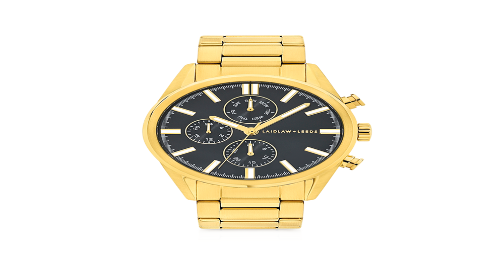 Laidlaw + Leeds Men's Watch in Gold Prouds