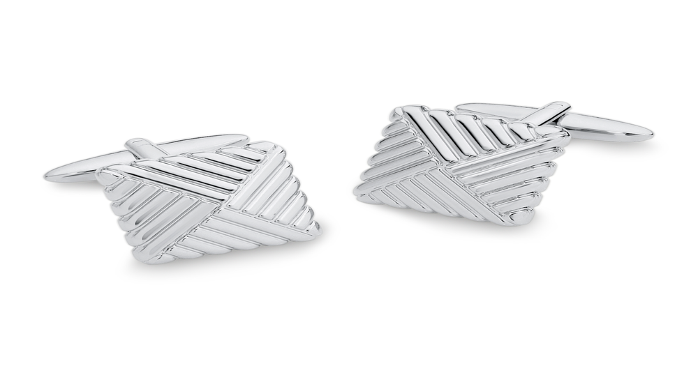 Laidlaw + Leeds Stainless Steel Cufflinks Prouds