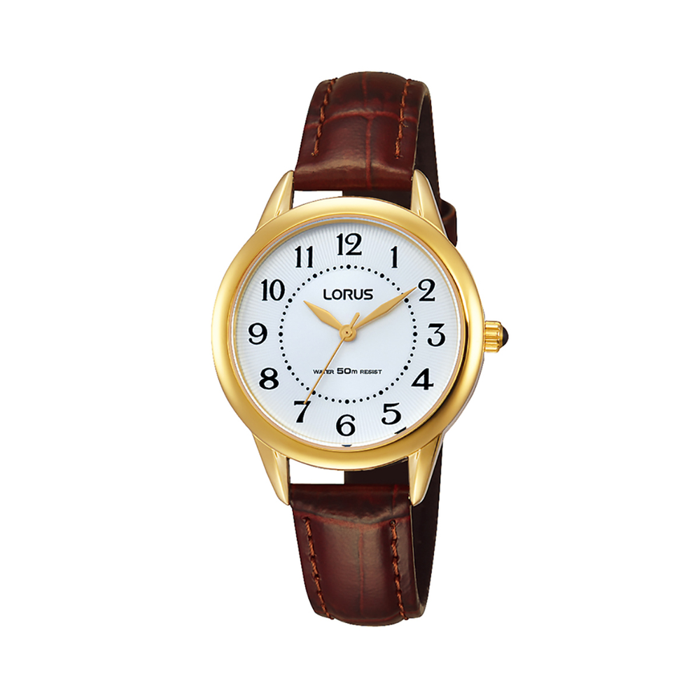 Lorus Ladies Daywear Watch in Brown | Prouds