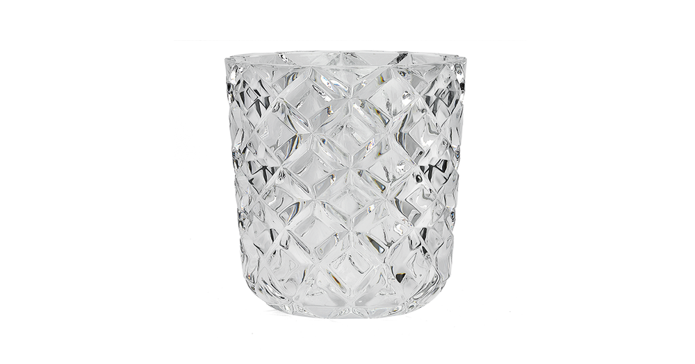 L'umore Diamond Cut Crystal Vase Prouds