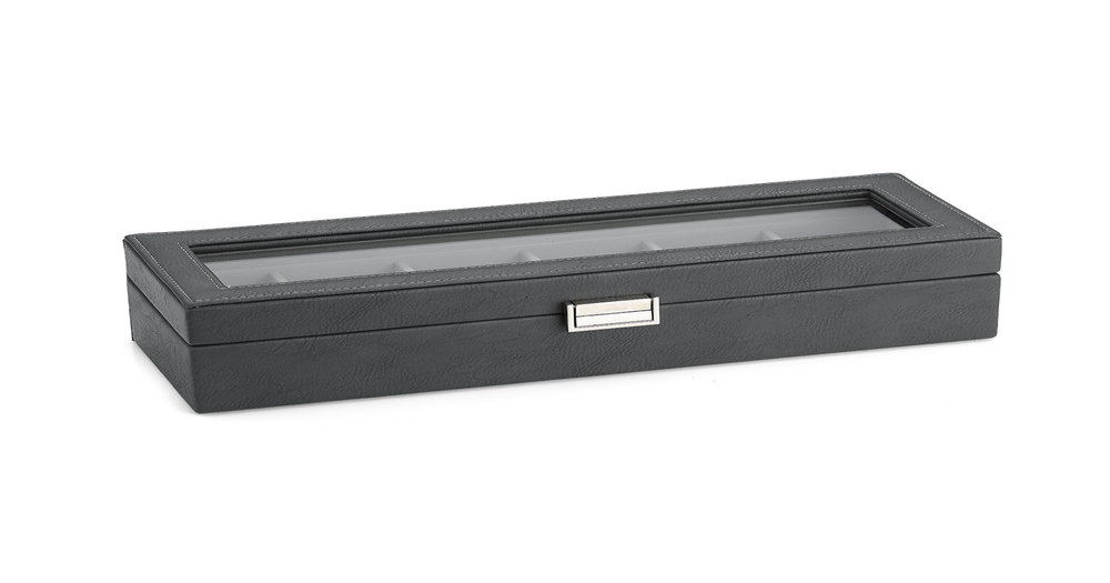 Maxx Men's Watch Box Grey 6 Piece Prouds