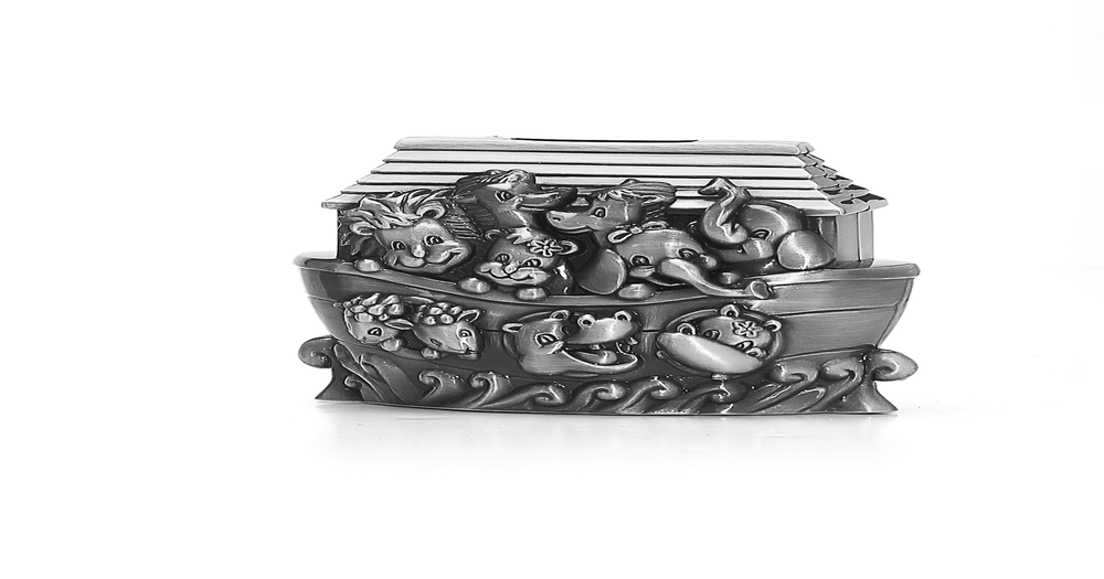 Noah's Ark Money Pewter Money Box Prouds