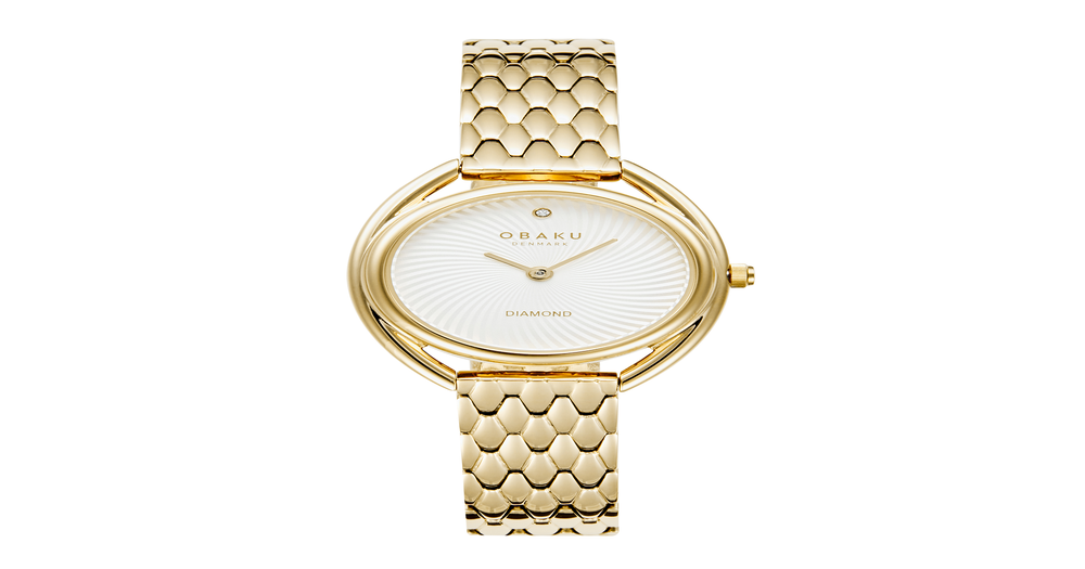 Obaku Juvel Cider Ladies Watch in Gold Prouds