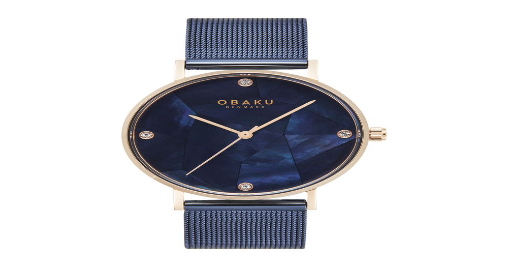 Obaku Mosaikocean Ladies Watch in Blue Prouds