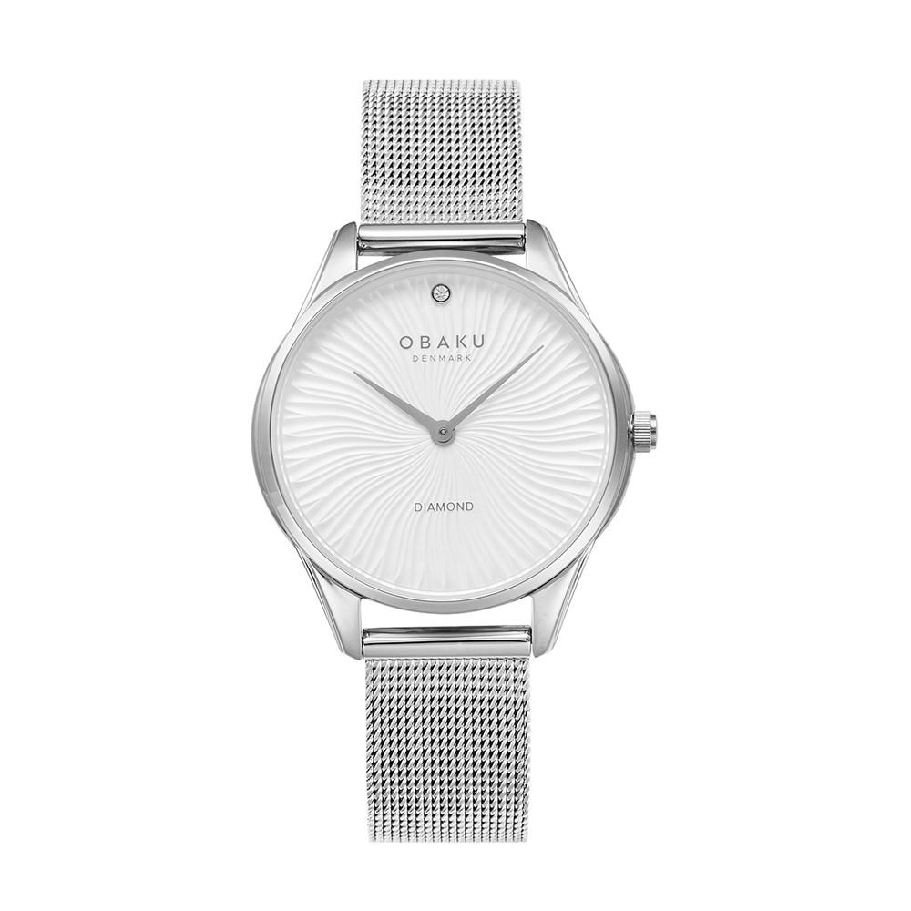Obaku Smykke Ladies Watch in Silver Prouds