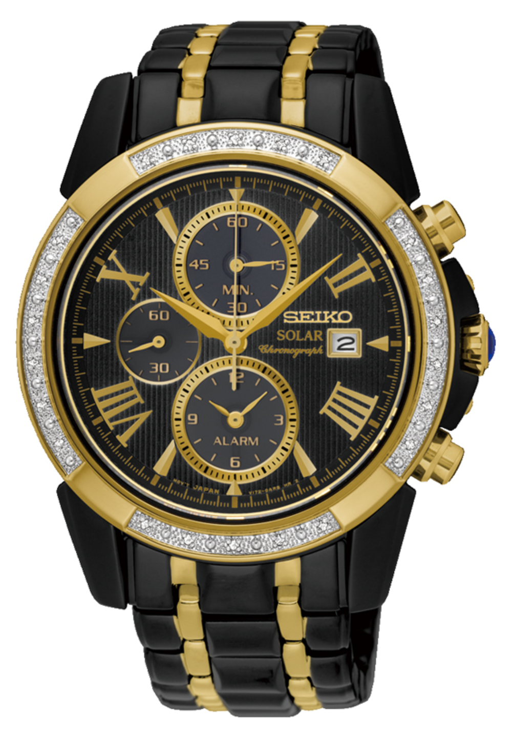 Seiko Le Grand Sport Men's Watch in Black | Prouds