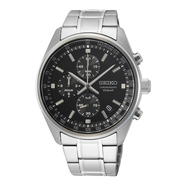 Seiko Men's Chronograph Watch in Silver | Prouds