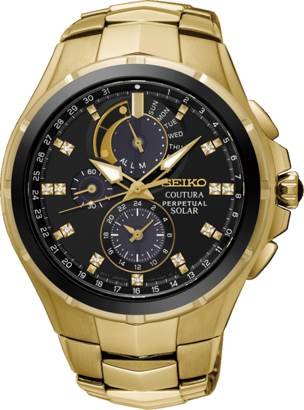 Seiko Men's Coutura Watch in Gold | Prouds