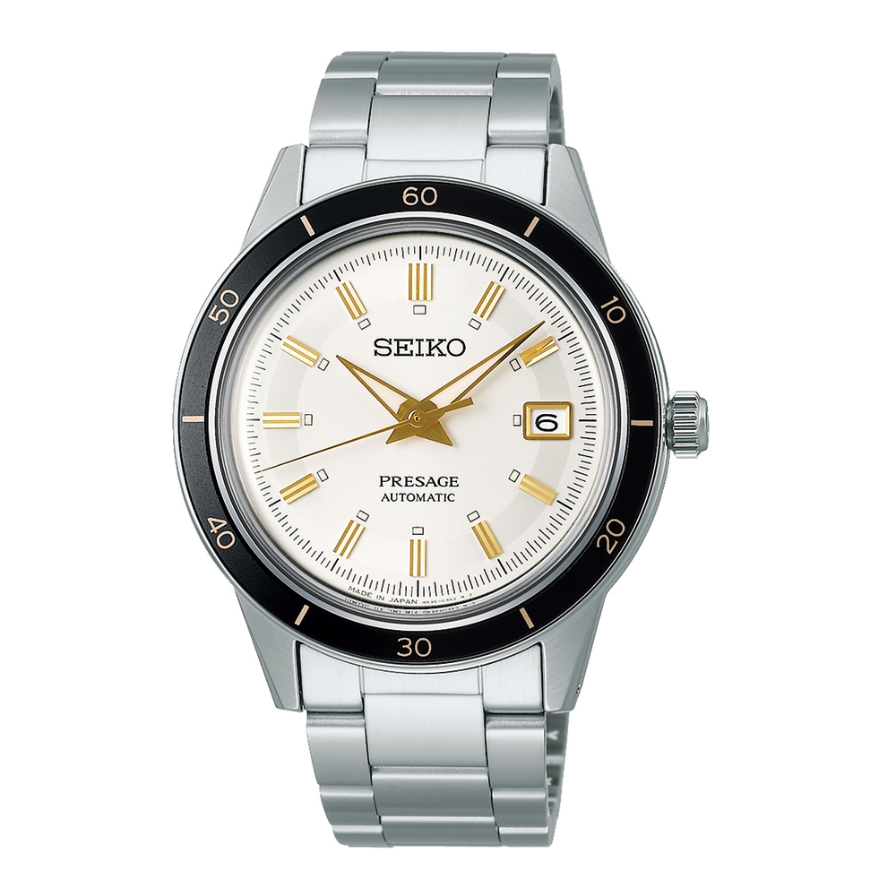 Seiko Men's Presage Automatic Watch in Silver | Prouds