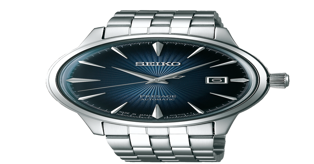 Seiko Men's Presage Watch in Silver | Prouds