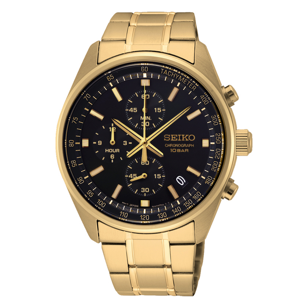 Seiko Men's Watch in Gold | Prouds