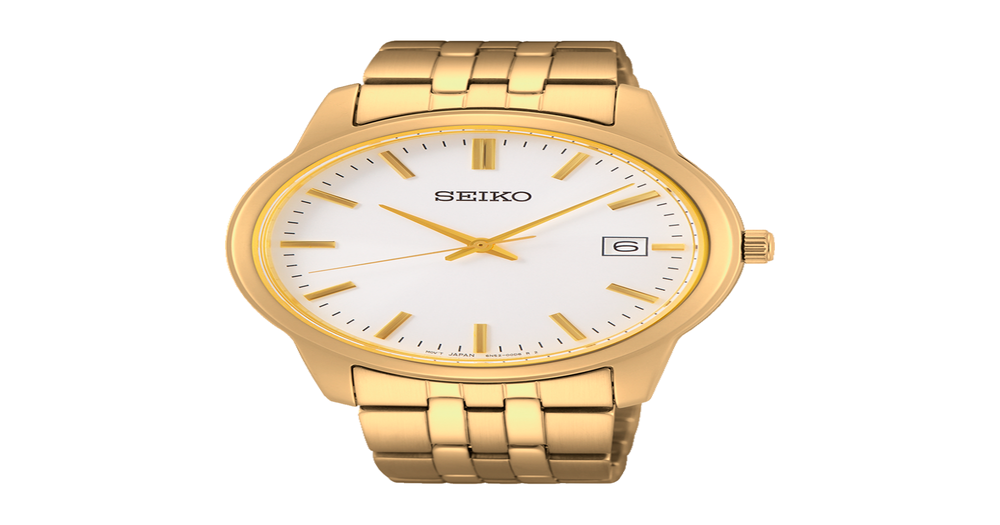 Seiko Men's Watch in Gold Prouds