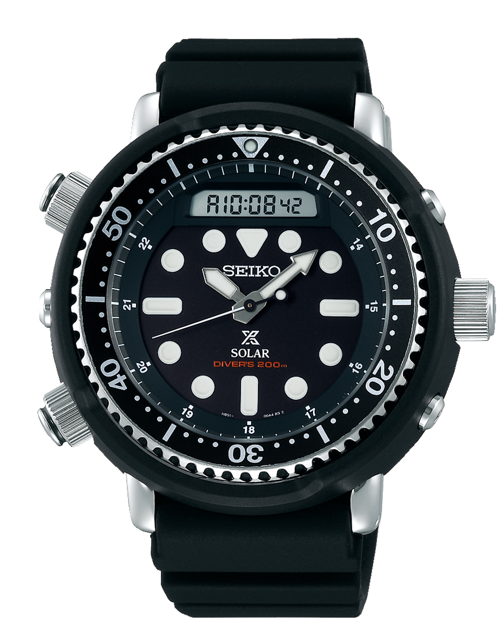 Seiko Prospex Solar Diver's Watch in Black | Prouds