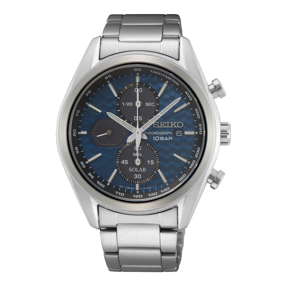 Seiko Coutura Ssc573p in Black | Prouds