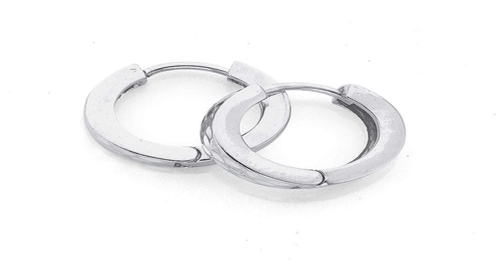Sterling Silver Hoop Earrings Silver Earrings Prouds Sterling