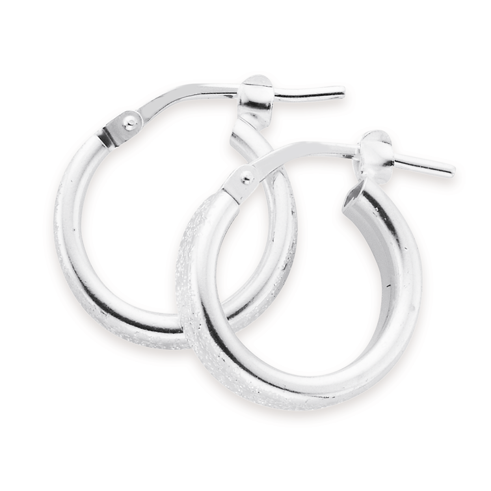 Prouds silver hoop earrings discount