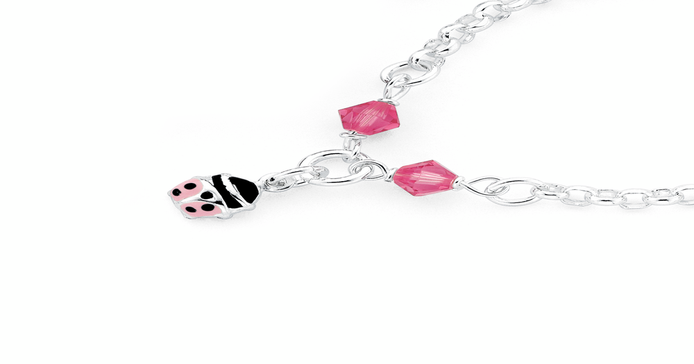CD Lady 17cm Pink Lambskin Pink Charm
