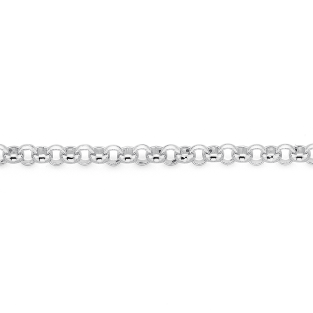 Silver 19cm Belcher Bracelet | Prouds