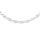 Silver 19cm Infinity Interlocking Link Bracelet