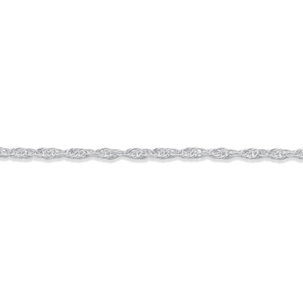 Silver 19cm Loose Rope Bracelet - Made In Italy