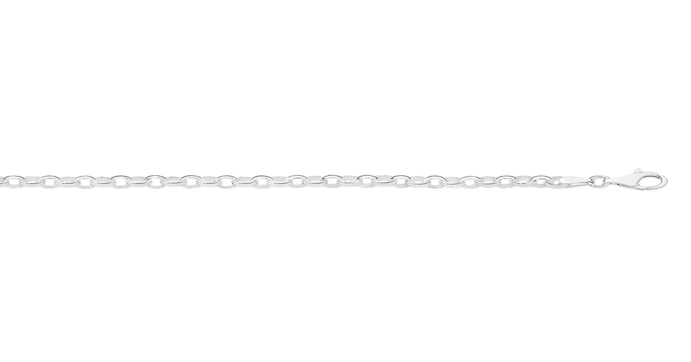 Silver 20cm Belcher Bracelet Prouds