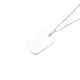 Silver 30mm Polished Dogtag