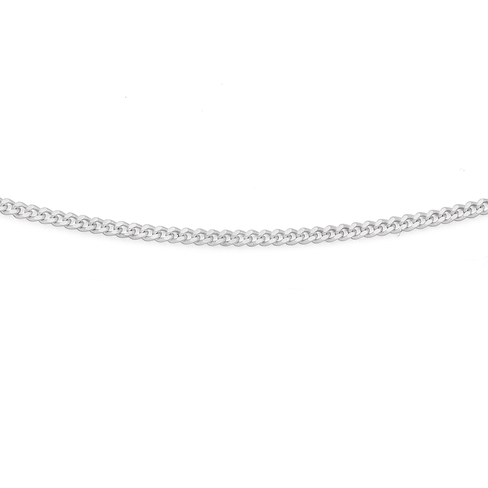 Silver 45cm Curb Chain | Necklaces 