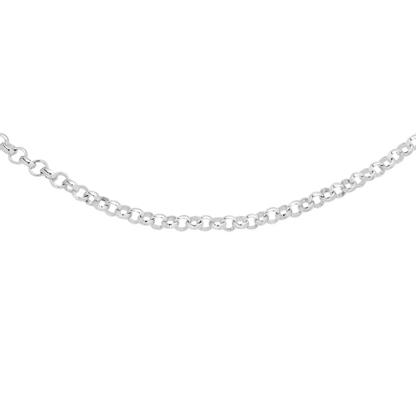 Silver 45cm Fine Belcher Chain