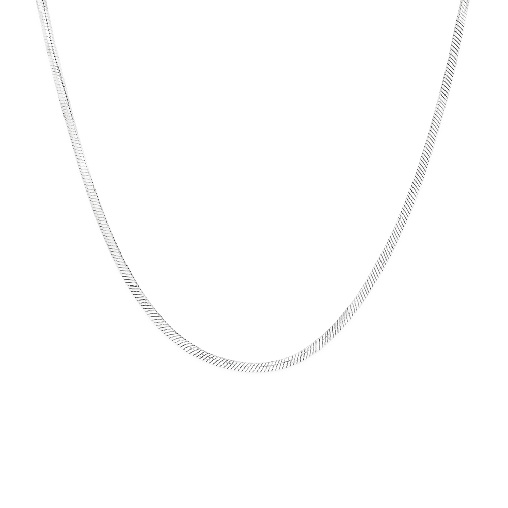 Silver 45cm Snake Chain - Made In Italy