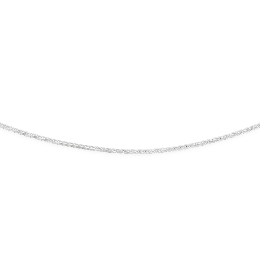 Silver 50cm Fine Wheat Link Chain - Made In Italy