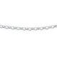 Silver 50cm Oval Belcher Chain