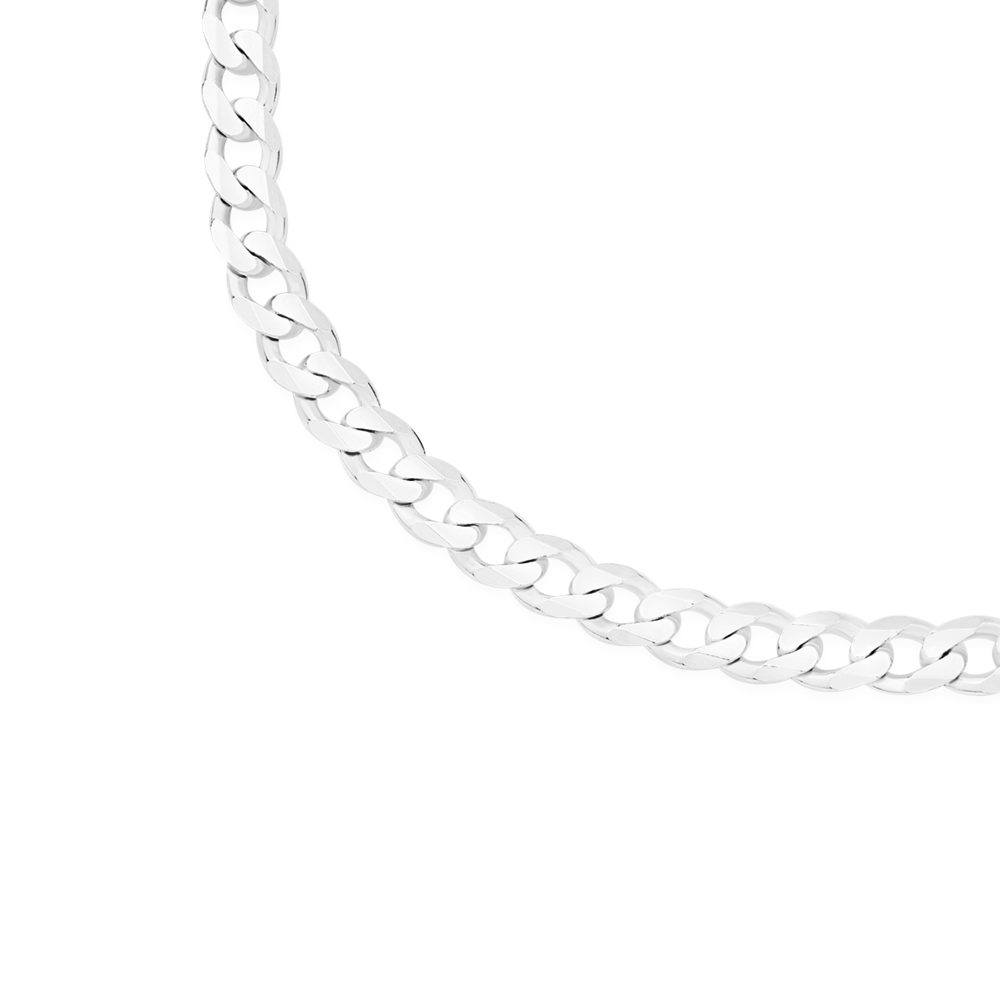 Mens Chain - 9 mm Curb Chain Necklace 18K Gold | Save 30% – Jewelrify