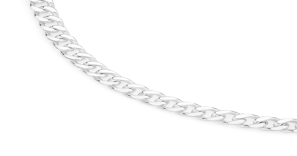 Silver 55cm Curb Chain Prouds