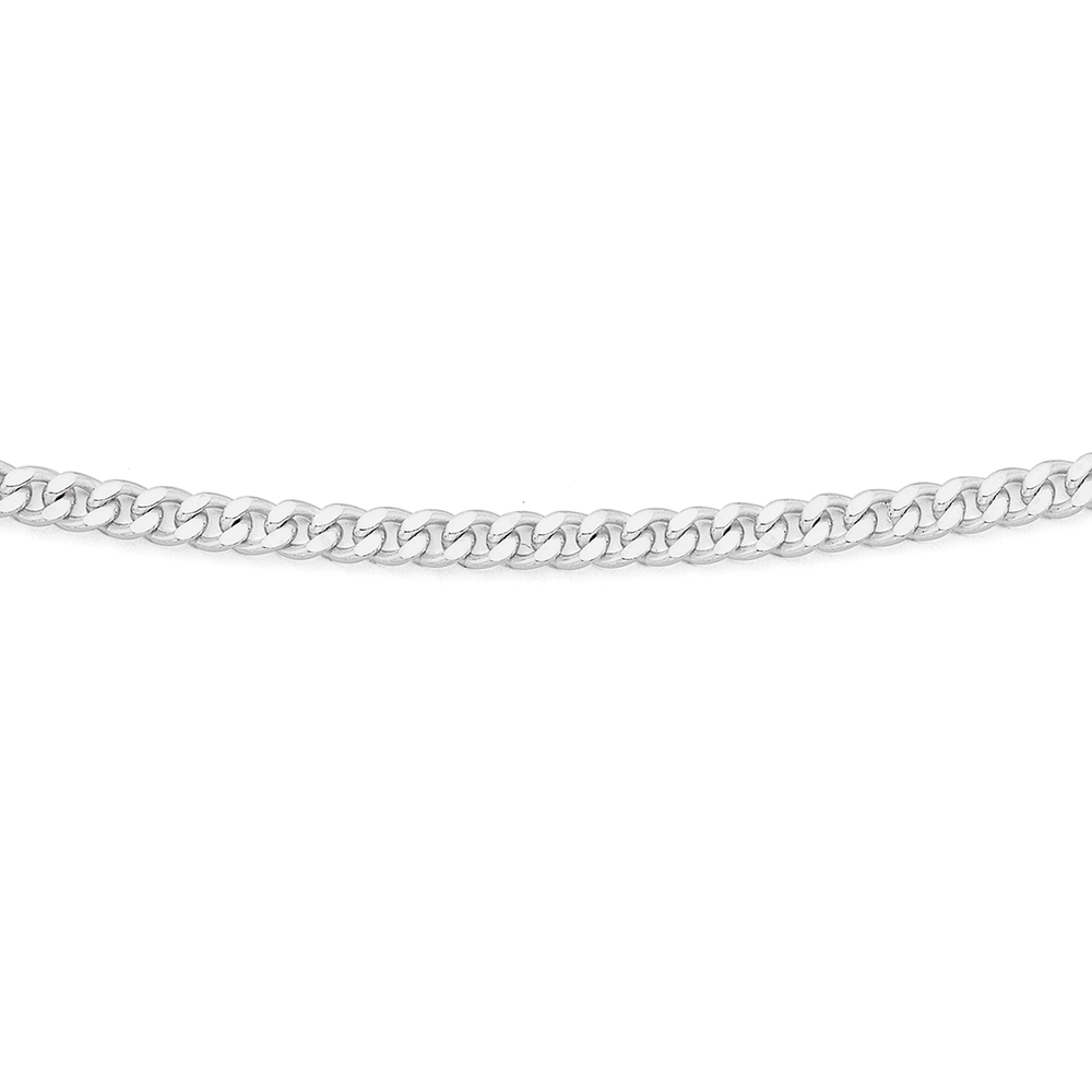 Silver 60cm Curb Chain Prouds