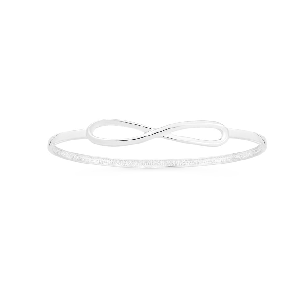 Silver Infinity Bangle Prouds