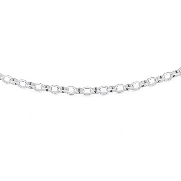 Silver 70cm Oval Belcher Chain | Prouds