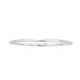 Silver 70mm Smooth Twist Solid Bangle