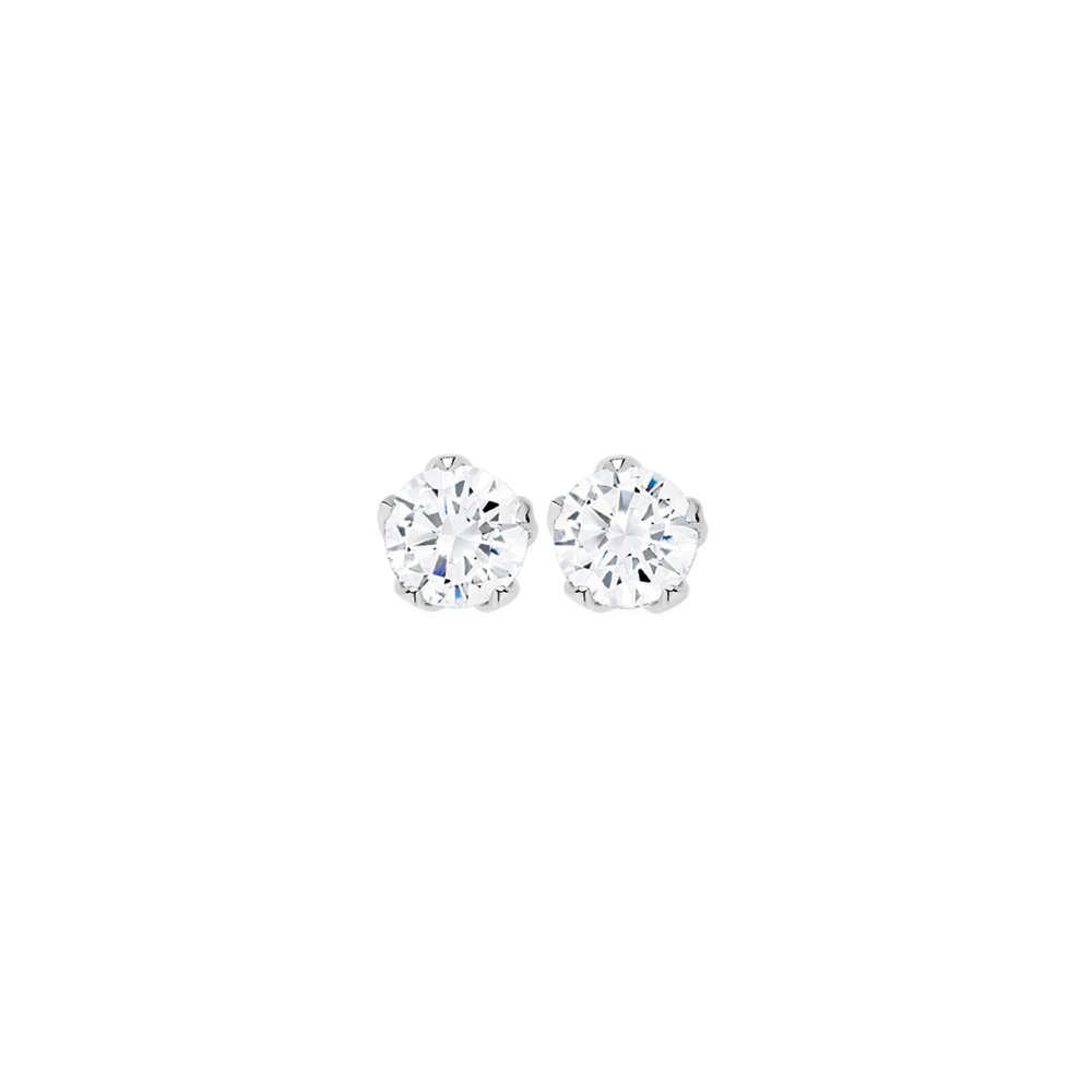 Amazon.com: Mariell Gold Cubic Zirconia Clip-On Earrings, Pear Shape CZ  Crystal, 2 Carat Imitation Diamond Earring: Clothing, Shoes & Jewelry