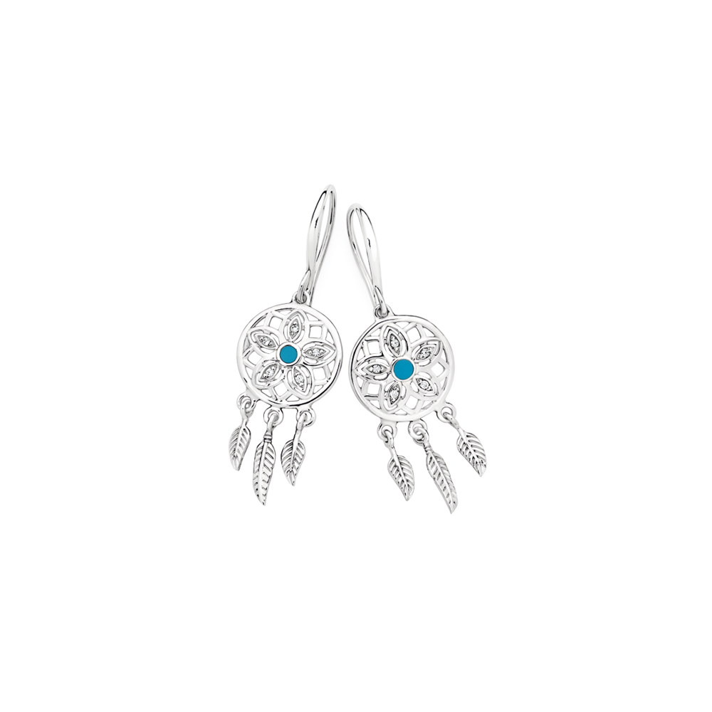 Dreamcatcher shop earrings silver