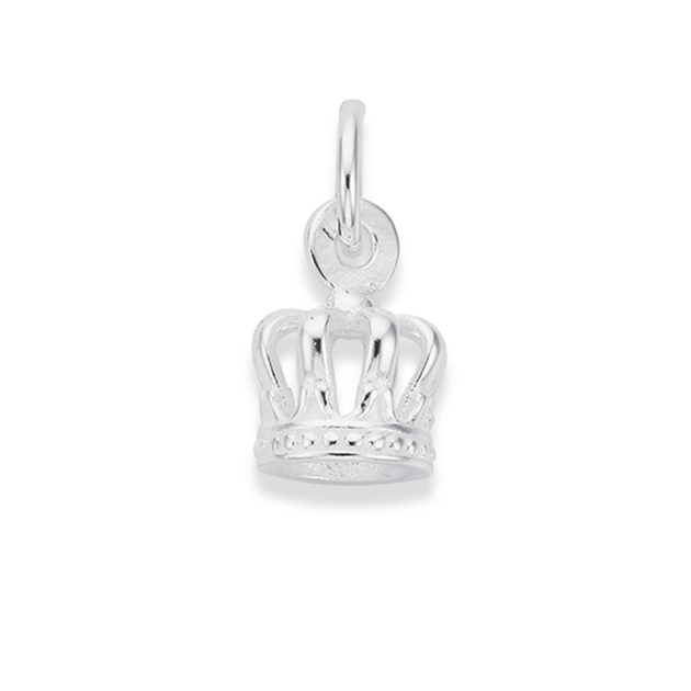 Silver crown charm Clearance