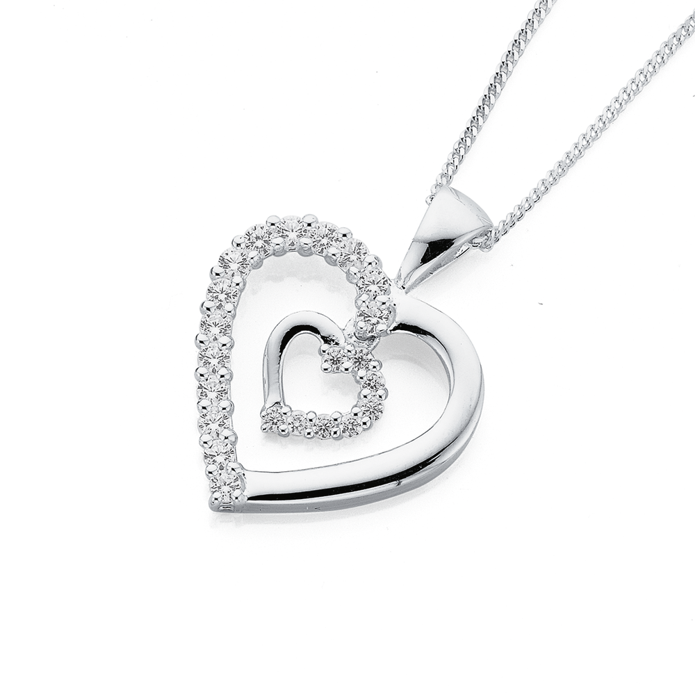 Parnika Cute Silver Heart Pendant cum Chain Necklace (16 Inches) Hallmark  Pure 92.5 Sterling Silver Pendant Set Price in India - Buy Parnika Cute Silver  Heart Pendant cum Chain Necklace (16 Inches)