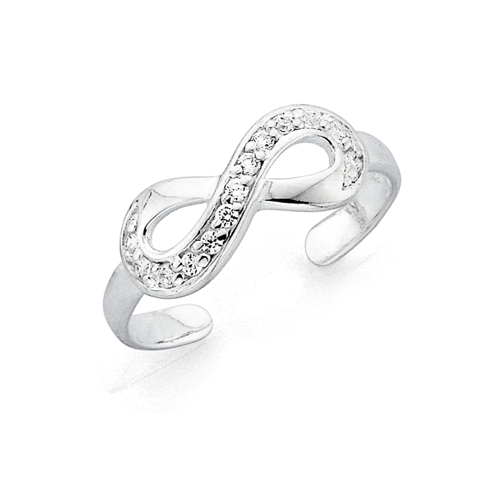 Infinity toe ring sale