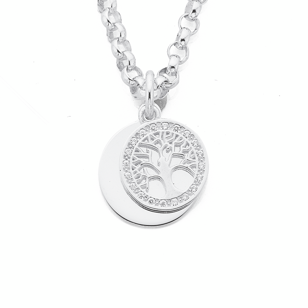 9ct Gold 12mm Scalloped St. Christopher 