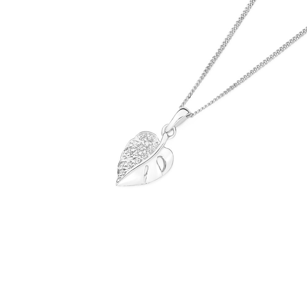 Silver cz pendant deals