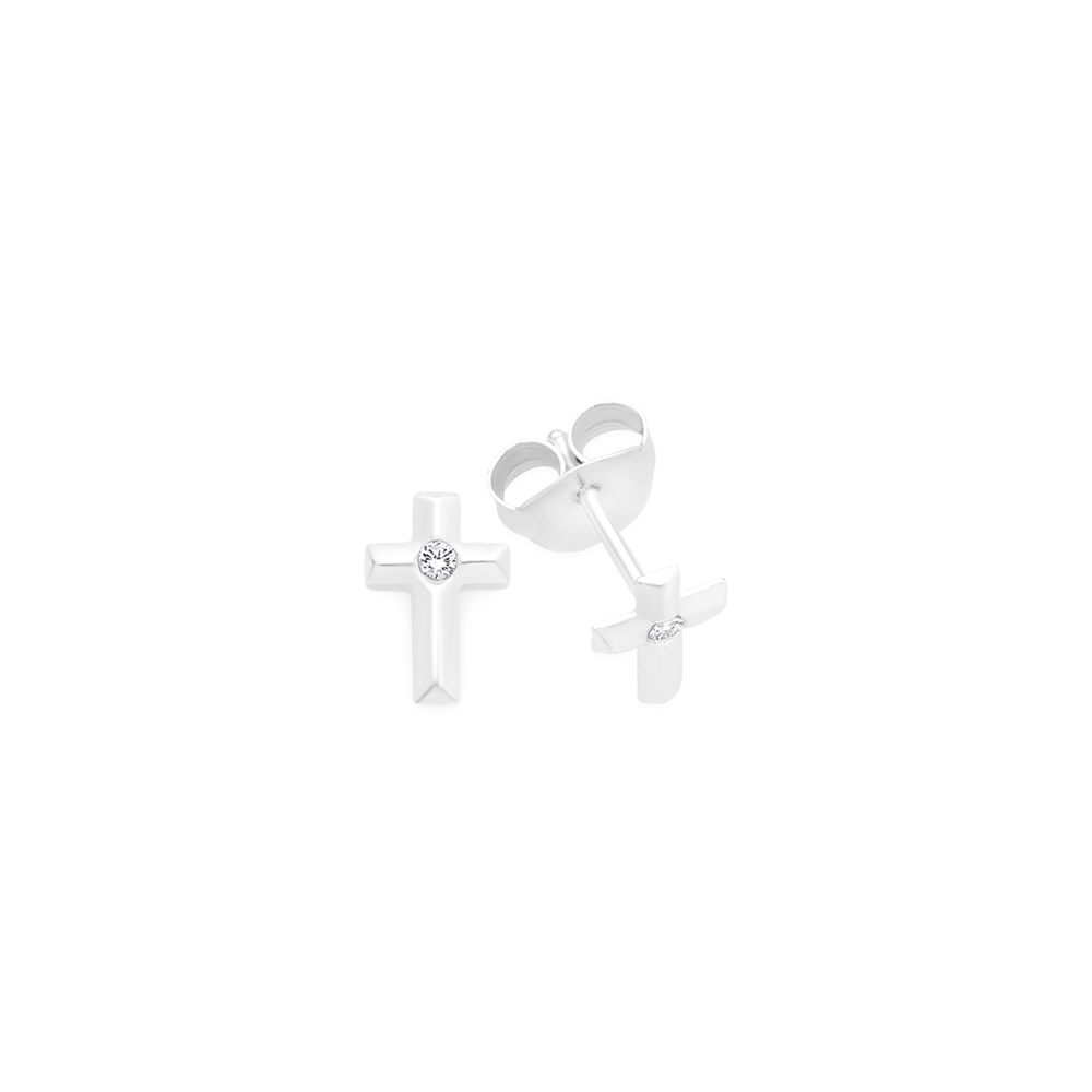 Prouds cross earrings discount
