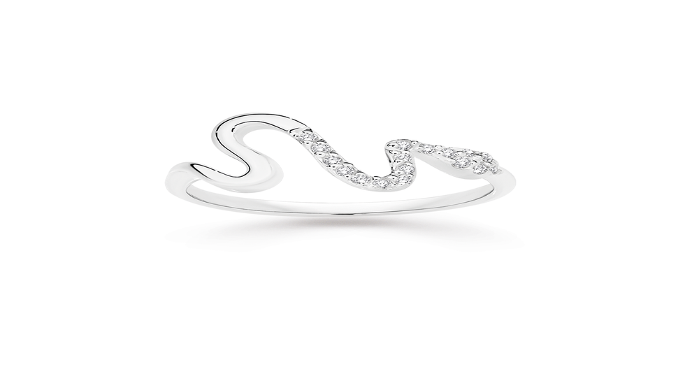 AFFY Women's Sterling Silver Snake Ring With Round CZ And Green Emerald Eye - 925 Silver Jewelry