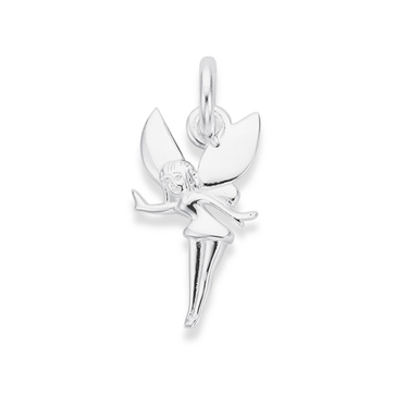 Silver Fairy Angel Charms 10 per bag-B5723-BULK