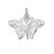 Silver Filigree Butterfly Charm