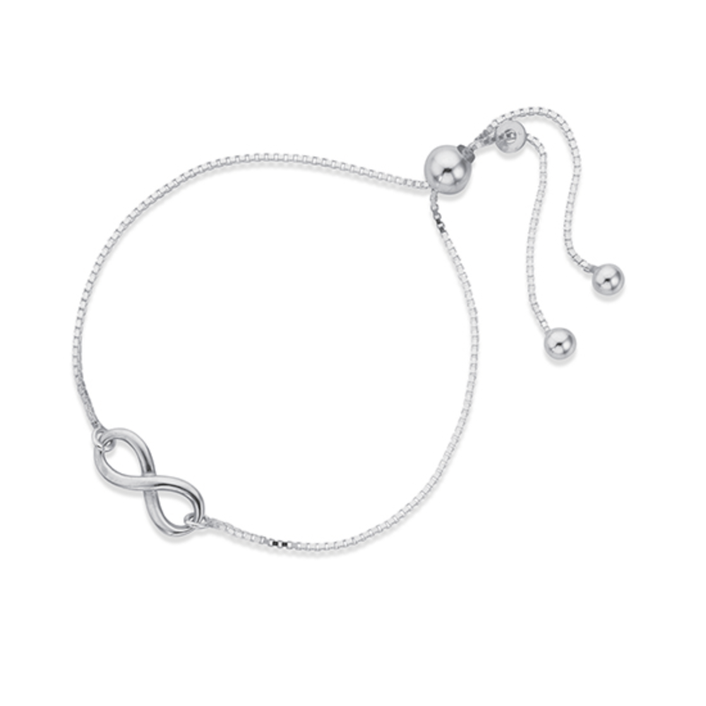 silver fine infinity friendship bracelet 1179062 168600