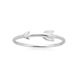 Silver Fine Side Arrow Dress Ring